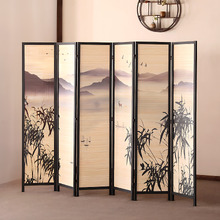 6 Panel Umazu Pine Wood Room Divider